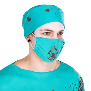 Men's Zombie Doctor costume - blue S