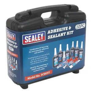 Sealey Adhesive & Sealant Kit 10pc SCSKIT1