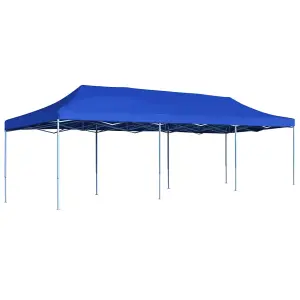 Berkfield Folding Pop-up Party Tent 3x9 m Blue