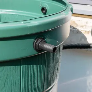 Waterbutt/rain barrel LINKING kit,2m of 1" flexi hose with two hosetails with nut and washer (REQUIRES 33mm HOLES)