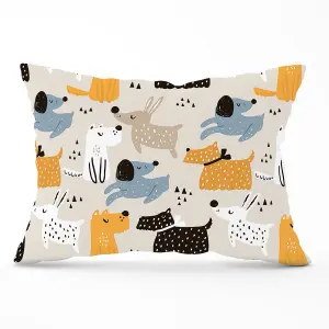 Hand Drawn Dogs Cushions 33cm x 48cm