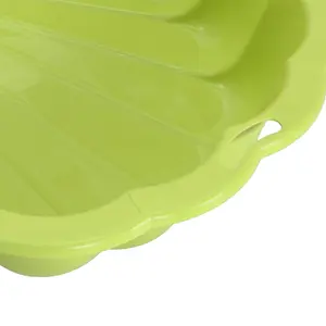 Berkfield Sandpits 2 pcs Green 77x87x21cm Plastic