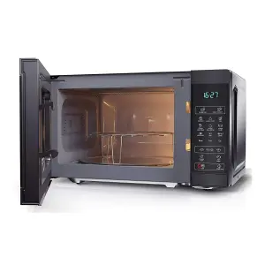 Sharp YC-MG02U-B Black 20L 800W Microwave with 1000W Grill and Touch Control