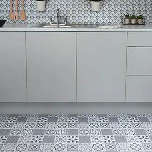 d-c-fix Oriental Tiles Self Adhesive Vinyl Floor Tiles Pack of 11 (1sqm)