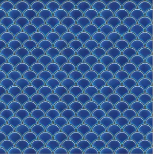 Mosaic sheet in ceramic on net 290mm x 285mm - Blue Sky