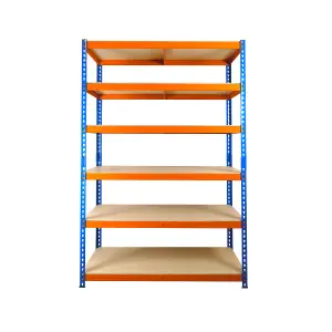 NEW 6 Tier Extra Heavy Duty Storage Racking 1800h x 1200w x 450d mm 300kg