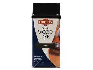 Liberon 014424 Spirit Wood Dye Ebony 250ml LIBWDSE250