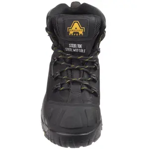 Amblers Waterproof Black Safety boots, Size 10