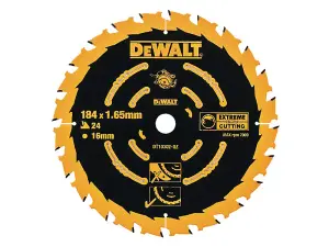 Dewalt DT10302 Corded Circular Saw Blade 184 x 16 x 24T Extreme Framing DWE560