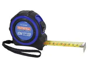 Faithfull  Trade Tape Measure 10m/33ft (Width 25mm) FAITM1025MI