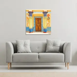 Ancient Egyptian writing (Canvas Print) / 101 x 101 x 4cm