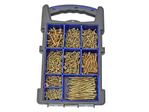 ForgeFix OPFFP1000Y ForgeFast Pozi Compatible Elite Performance Wood Screw Organiser 1000 Piece FORFFP1000Y