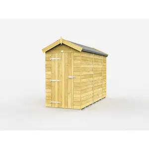 DIY Sheds 4x10 Apex Shed - Single Door Without Windows