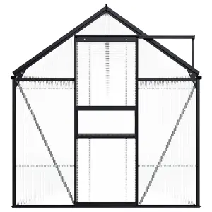 Berkfield Greenhouse Anthracite Aluminium 9.31 m2