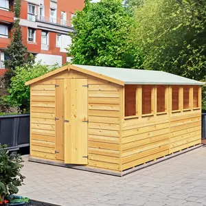 Garden Value 8 Ft. W x 12 Ft. D Overlap Apex Shed No