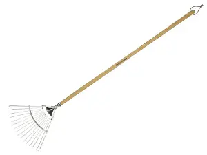 Kent & Stowe 70100062 Stainless Steel Lawn & Leaf Rake FSC K/S70100062