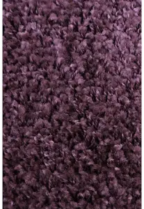 Melrose Venus Shaggy Plum High Pile Large Area Rug 140/200cm