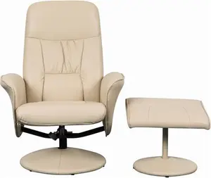 Careco, Bari Swivel Recliner – Full Swivel, Recline Function, Supportive Padding