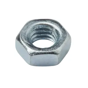 Diall M4 Steel Hex Nut, Pack of 20