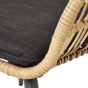 GoodHome Apolima Rattan effect Armchair