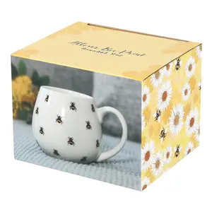 Something Different Bee Mug White/Yellow (One Size)