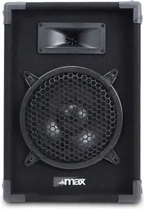 Compact PA System For Bands - 8" PA Speakers & 4 Channel Powered Mixer