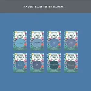 Rust-Oleum Blue Satin Garden Paint Tester Samples - 10ml