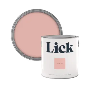 Lick Pink 09 Eggshell Emulsion paint, 2.5L