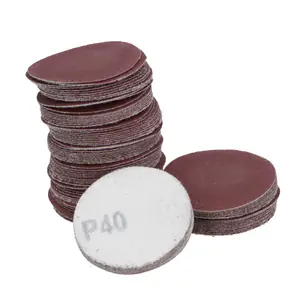 100 Pk Hook/Loop DA Sanding Grinding Abrasive Pad Mixed Grit Discs 2" (50mm)