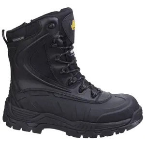 Amblers AS440 Hybrid High Leg Waterproof Safety Work Boots Black (Sizes 4-14)