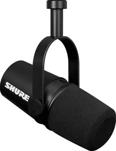 Shure MV7X Microphone - XLR Only Pro Quality Dynamic Mic For Podcasting & Vocal Recording, Voice-Isolating Technology, All Metal Construction, Mic