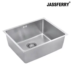 JASSFERRY Undermount Stainless Steel Kitchen Sink Single Bowl, 540 x 440 mm