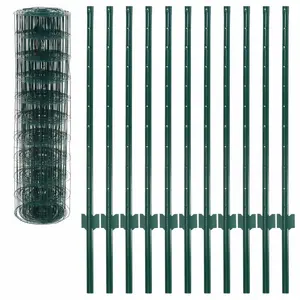 Lundeen Green Metal Wire/Mesh Fence 100cm H x 2000cm W