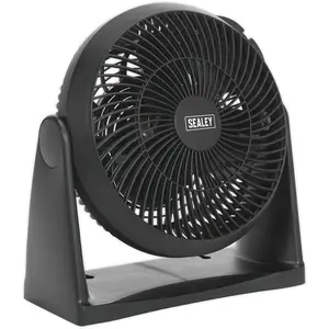 8 Inch Composite Desk or Floor Standing Fan - 3 Speed Settings - 3-Pin UK Plug