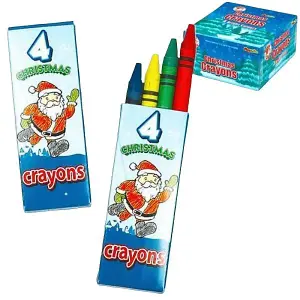 Christmas Crayon (Pack of 4) Multicoloured (One Size)