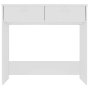 Berkfield Desk White 80x40x75 cm Engineered Wood