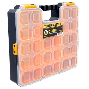 TOUGH MASTER Small Parts Carry Case / Organizer Light Stackable 9 Compartments