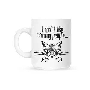 Grindstore I Dont Like Morning People Mug White (One Size)