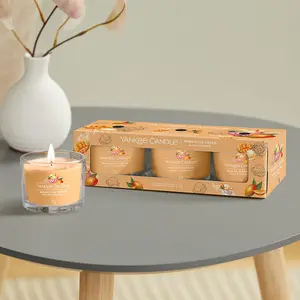 Yankee Candle 3 Pack Filled Votives - Mango Ice Cream