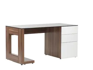 Sorbonne Exclusive Writing Desk White / Walnut Look