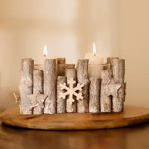 Christmas Tealight Candle Holder - Snowflake