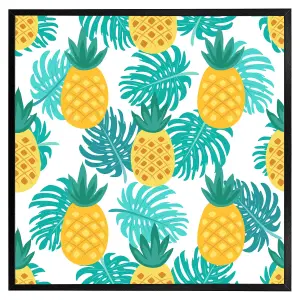 Pineapples (Picutre Frame) / 30x30" / Oak