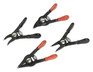 Sealey Mini Circlip Pliers Set 4pc AK8449