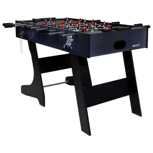 Charles Bentley Premium 4ft Football Table Folding Games Table Foosball Sports