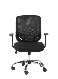 Atlanta Office Chair with Mesh Back in Black