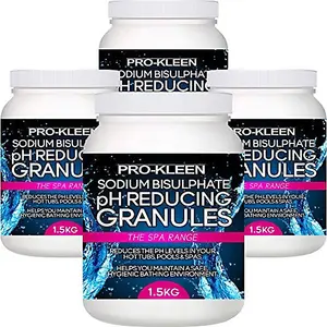 Pro-Kleen Sodium Bisulphate pH Reducer Granules - Reduces The pH Levels of Pools, Spas and Hot Tubs - Easy to Use (6 KG)