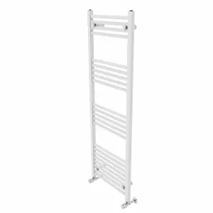 Rinse Modern Bathroom Heated Towel Rail Ladder Radiator 1400x500mm Straight for Bathroom Kitchen White