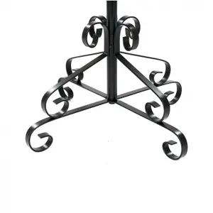 Oypla 2 Tier Metal Garden Flower Fountain Plant Display Stand with Coco Liners