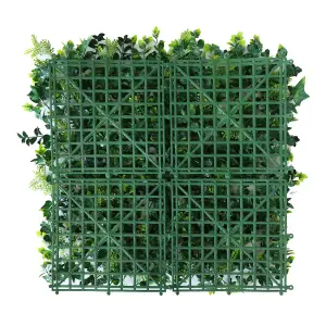 True Products Premium Artificial Green Plant Living Wall Panel  50cm x 50cm - Ivy