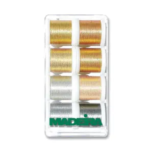 G/BOX SMOOTH MTLC - Gift Box: Metallic : Smooth: 8 x 200m: Spools - Madeira